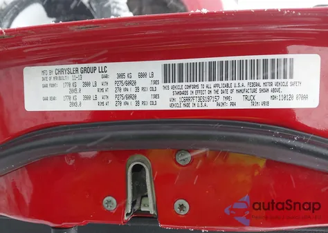 2014 Ram 1500 Express z USA, uszkodzony, nr VIN 1C6RR7FT3ES197157